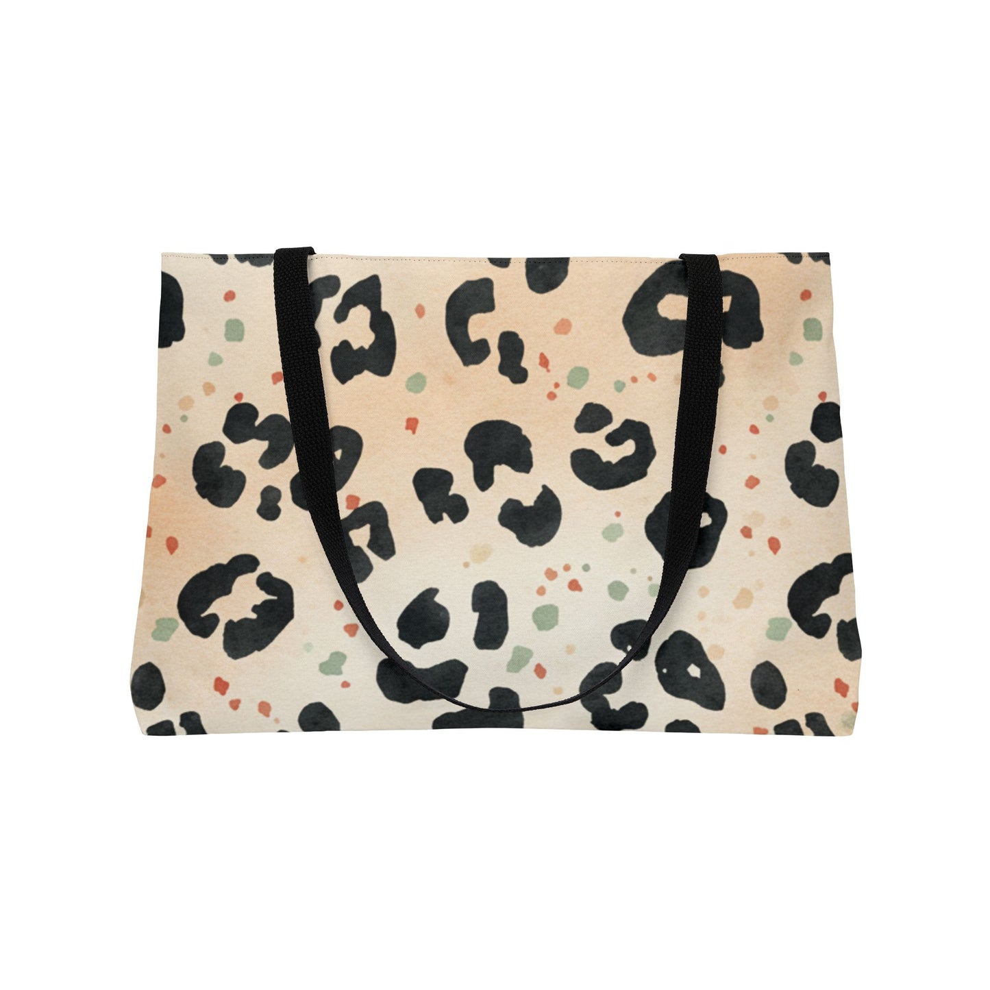 Cheetah-Large Print Weekender Tote Bag for Travel and Everyday Use