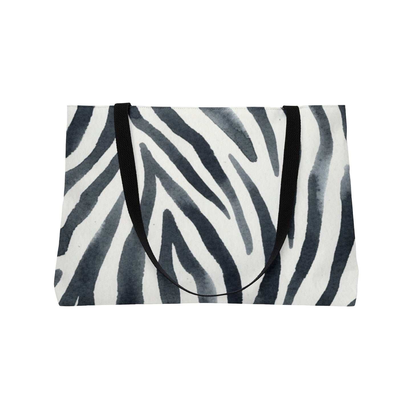 Zebra Print Weekender Tote Bag for Travel and Everyday Use