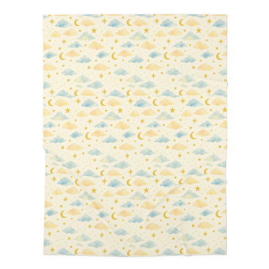 Golden Rise-Celestial Dreams Collection -Swaddle Blanket - Soft Space-Themed Infant Wrap