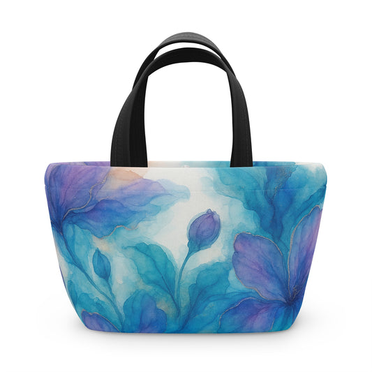 Blooms of the Day-Sylish Floral Lunch Bag – Insulated Tote for Work, School, Picnics, Eco-Friendly Gift, Trendy Storage Solution