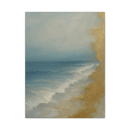 Gold Coast- Coastal Abstract Collection-Fine Art Canvas Print