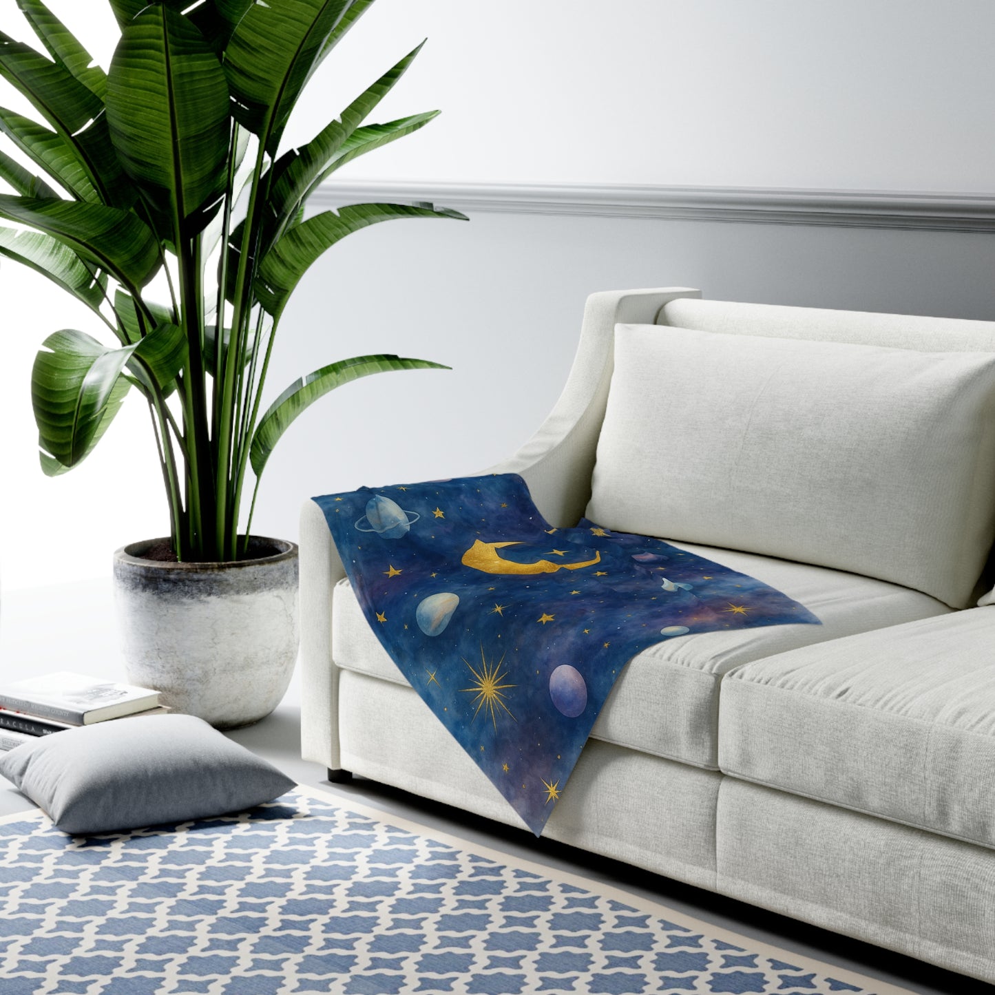 Cosmic Baby-Celestial Dreams Collection -Swaddle Blanket - Soft Space-Themed Infant Wrap