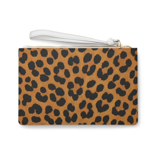 Cheetah Print Clutch Bag — Chic Animal Print Wristlet for Everyday & Night Out