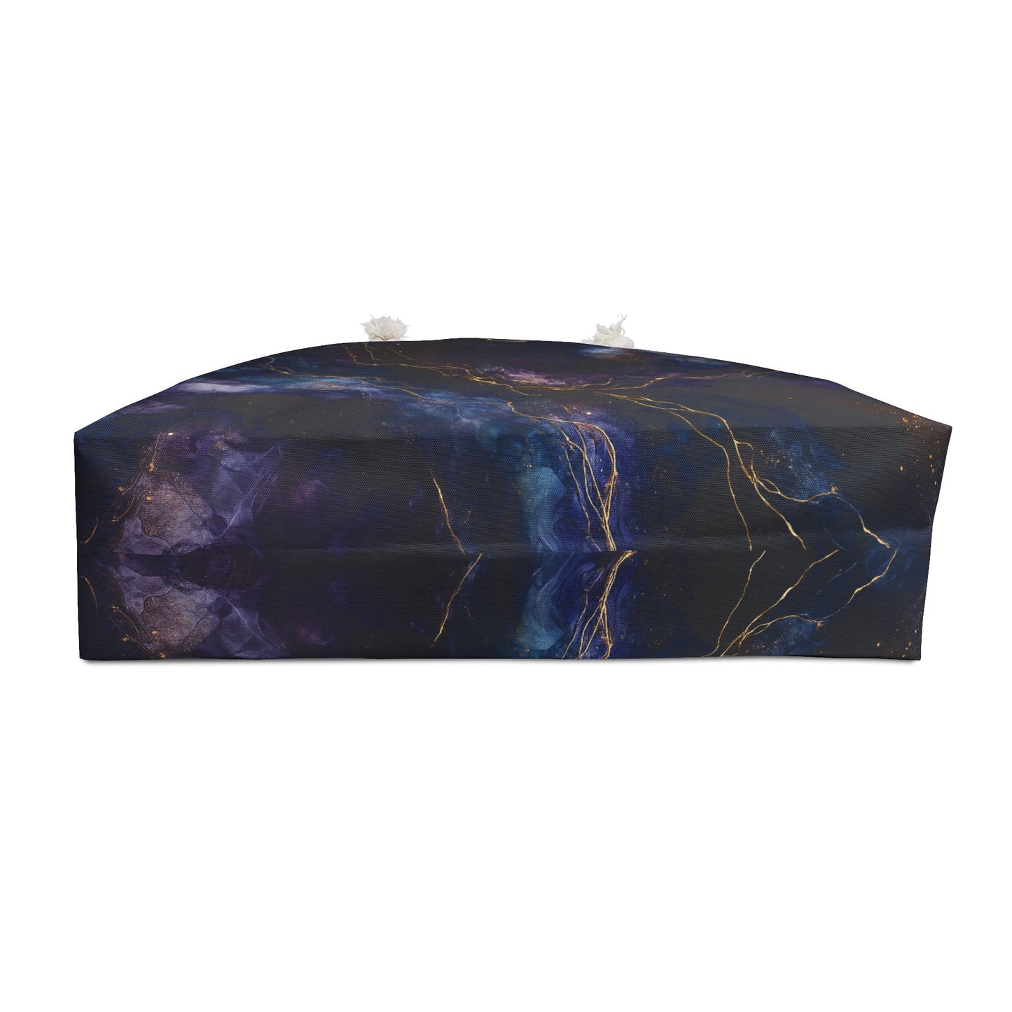 Onyx-2025 Artisan Luxe Collection-Weekender Bag — Navy Gold Cosmic Travel Tote