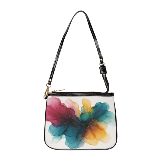 Brittany Rose-2025 Artisan Luxe Collection- Small Shoulder Bag — Colorful Abstract Floral Crossbody