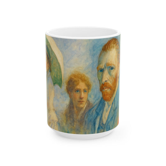 Artistic Ceramic Mug 2 - Portraits Through History, Famous Artwork, Beautiful, Timeless