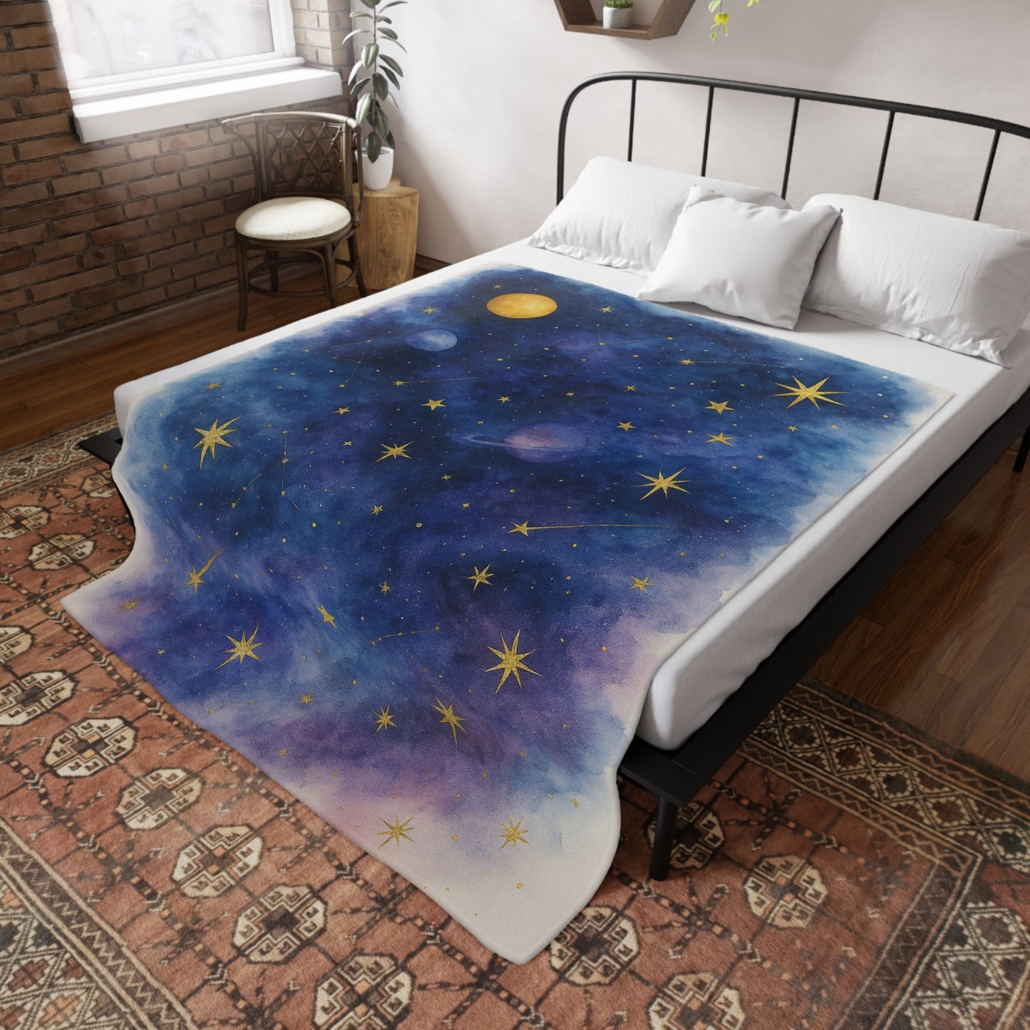 Cosmic Baby-Celestial Dreams Nursery Design by Artist Katherine Bobeck, Soft and Cozy