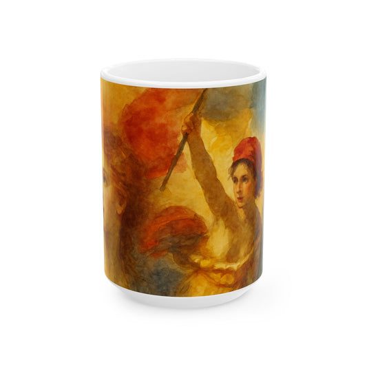 Artistic Ceramic Mug 3 - Portraits Through History, Famous Artwork, Beautiful, Timeless