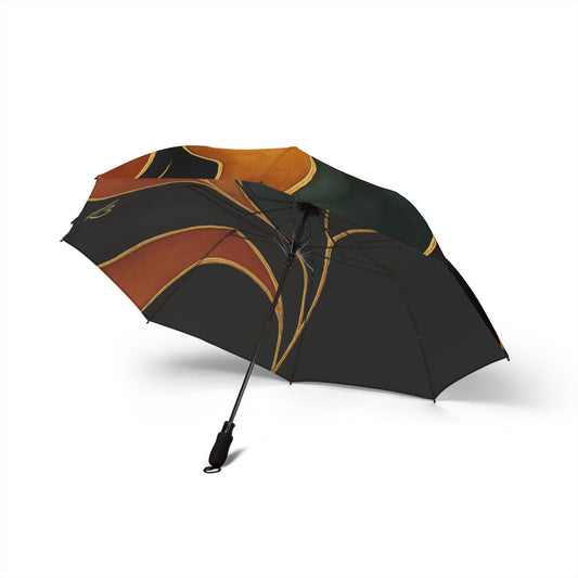 Vivian-2025 Artisan Luxe Collection-Foldable Umbrella — Semi-Automatic Travel Umbrella