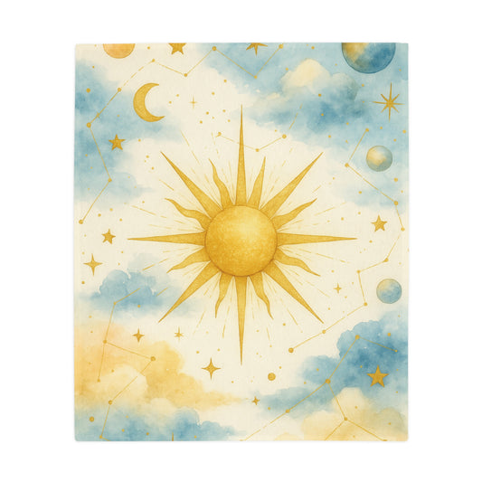Sol Serenade- Celestial Dreams Nursery Design by Artist Katherine Bobeck, Soft and Cozy