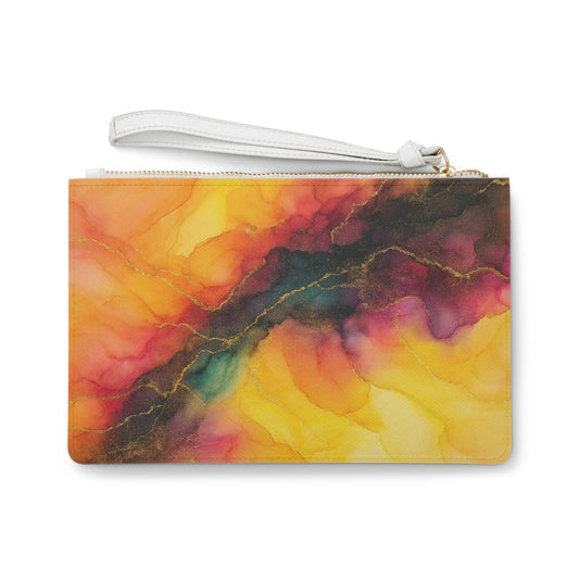 Brittany-Abstract Clutch Bag