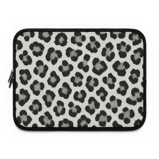 Snow Leopard Laptop Sleeve