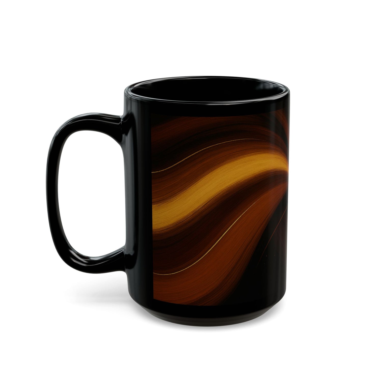 Copper Veil-Soulful Collection-Black Mug (11oz, 15oz)