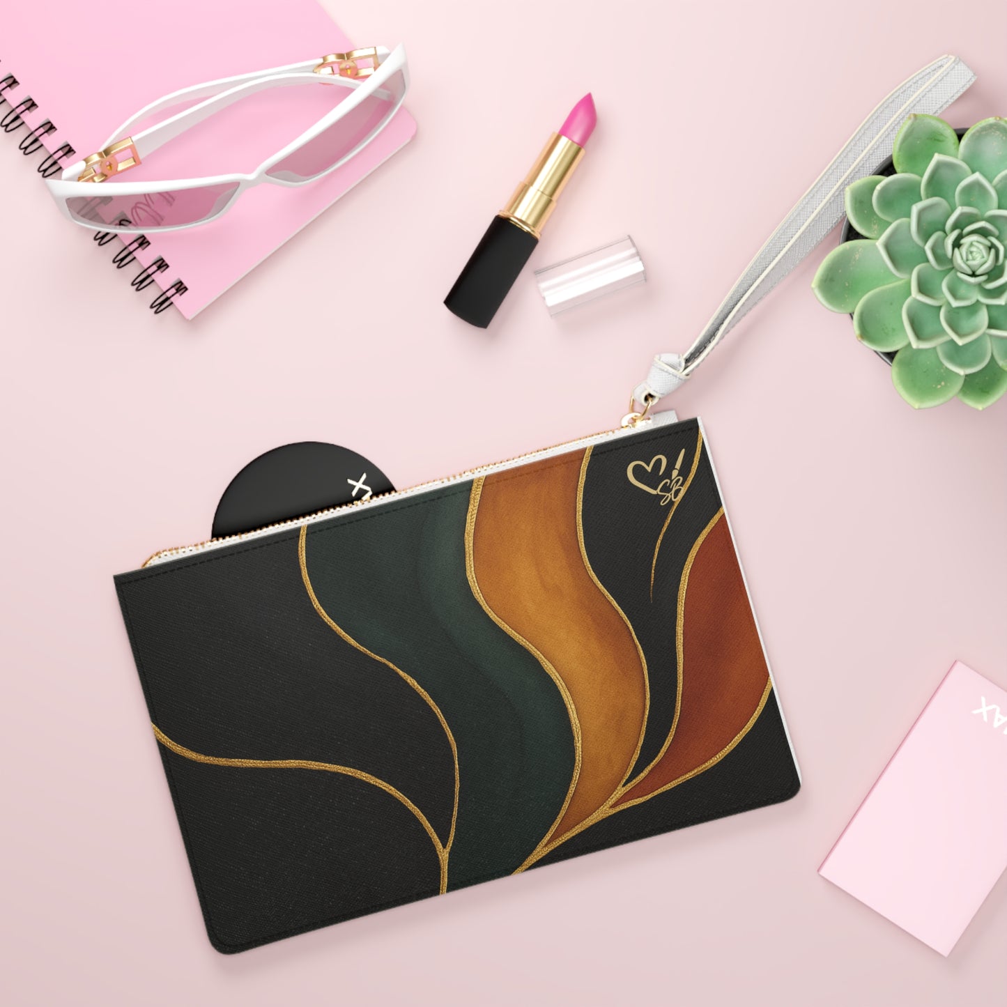 Vivian-2025 Artisan Luxe Collection- Clutch — Leather Wristlet