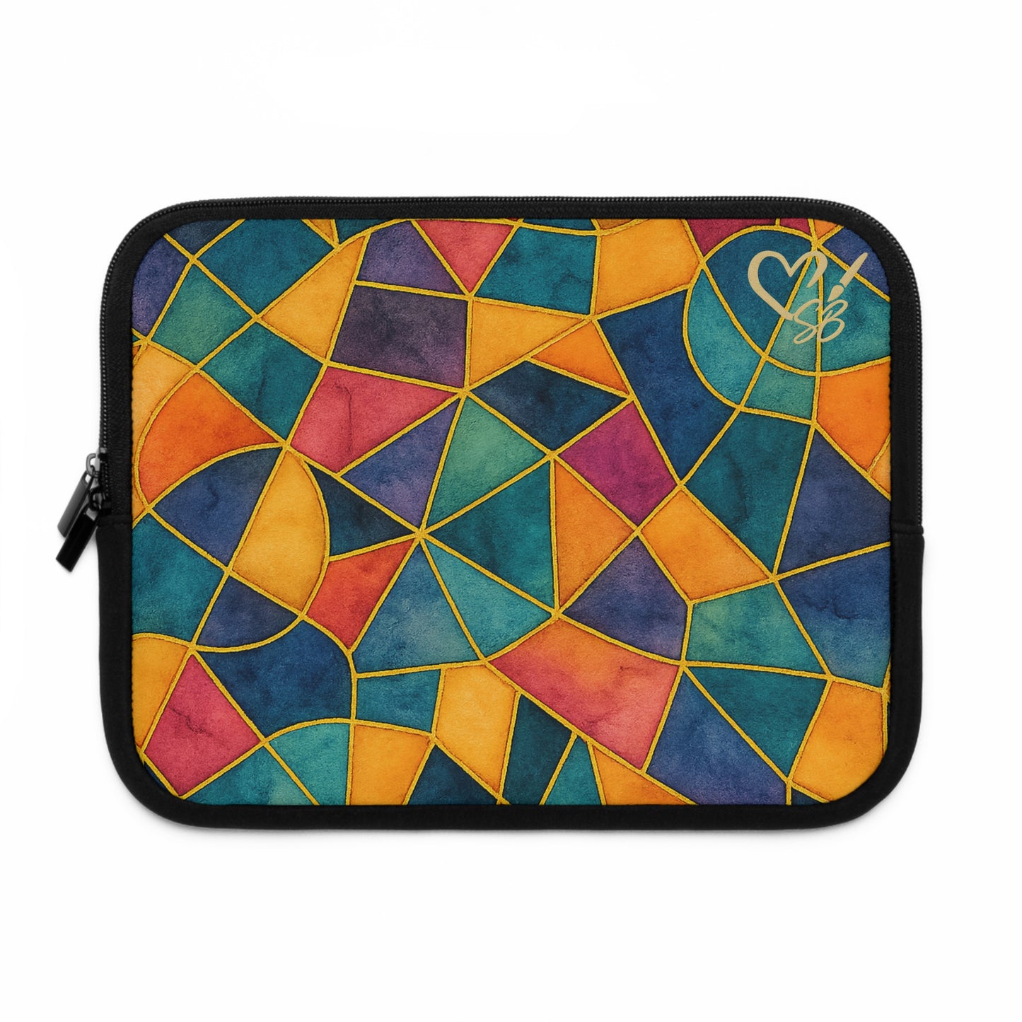 Mosaic Print -2025 Artisain Collection-Laptop Sleeve — Stylish Animal Print Protective Case