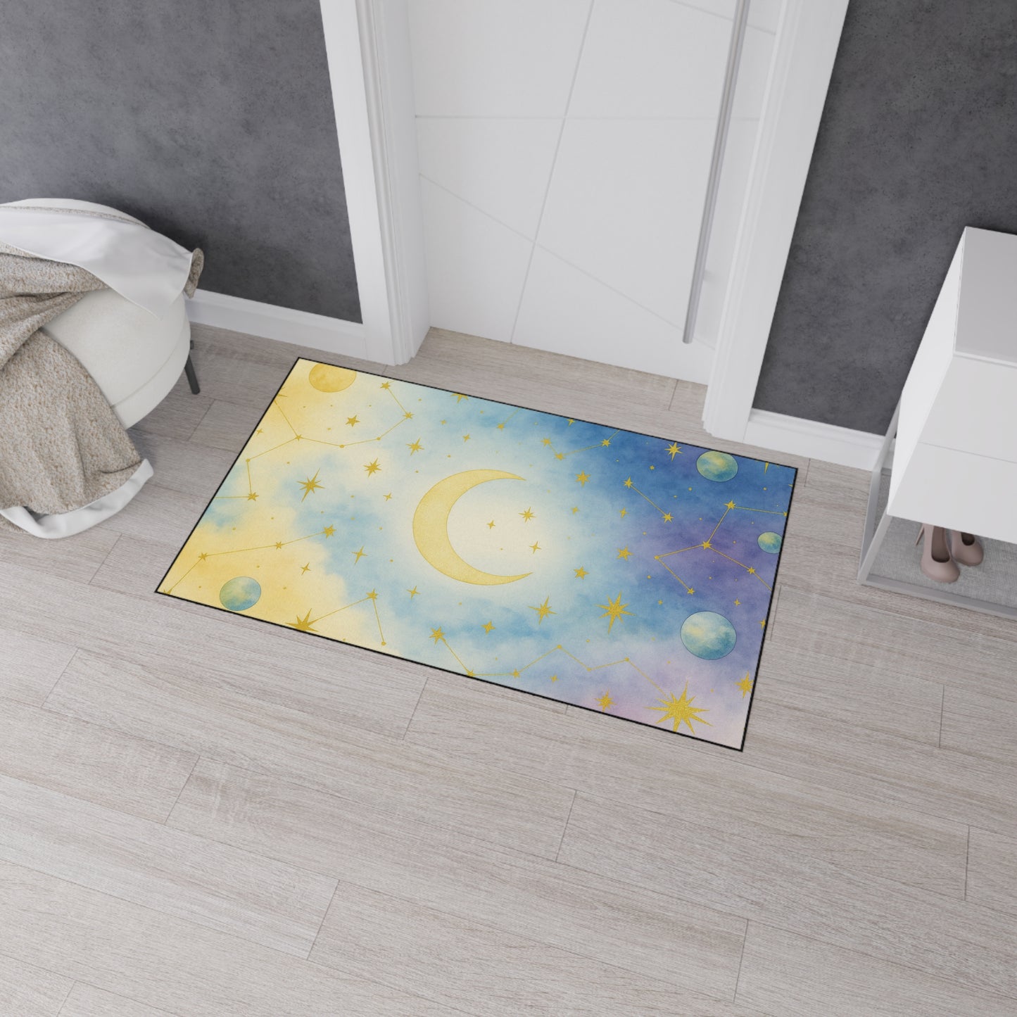 Celestial Dreams-Nursery Floor Mat - Stylish Non-Slip Home Decor