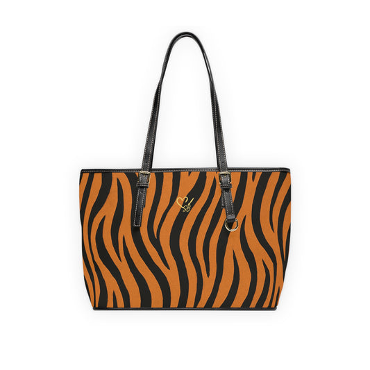 Tiger Stripe - PU Leather Shoulder Bag