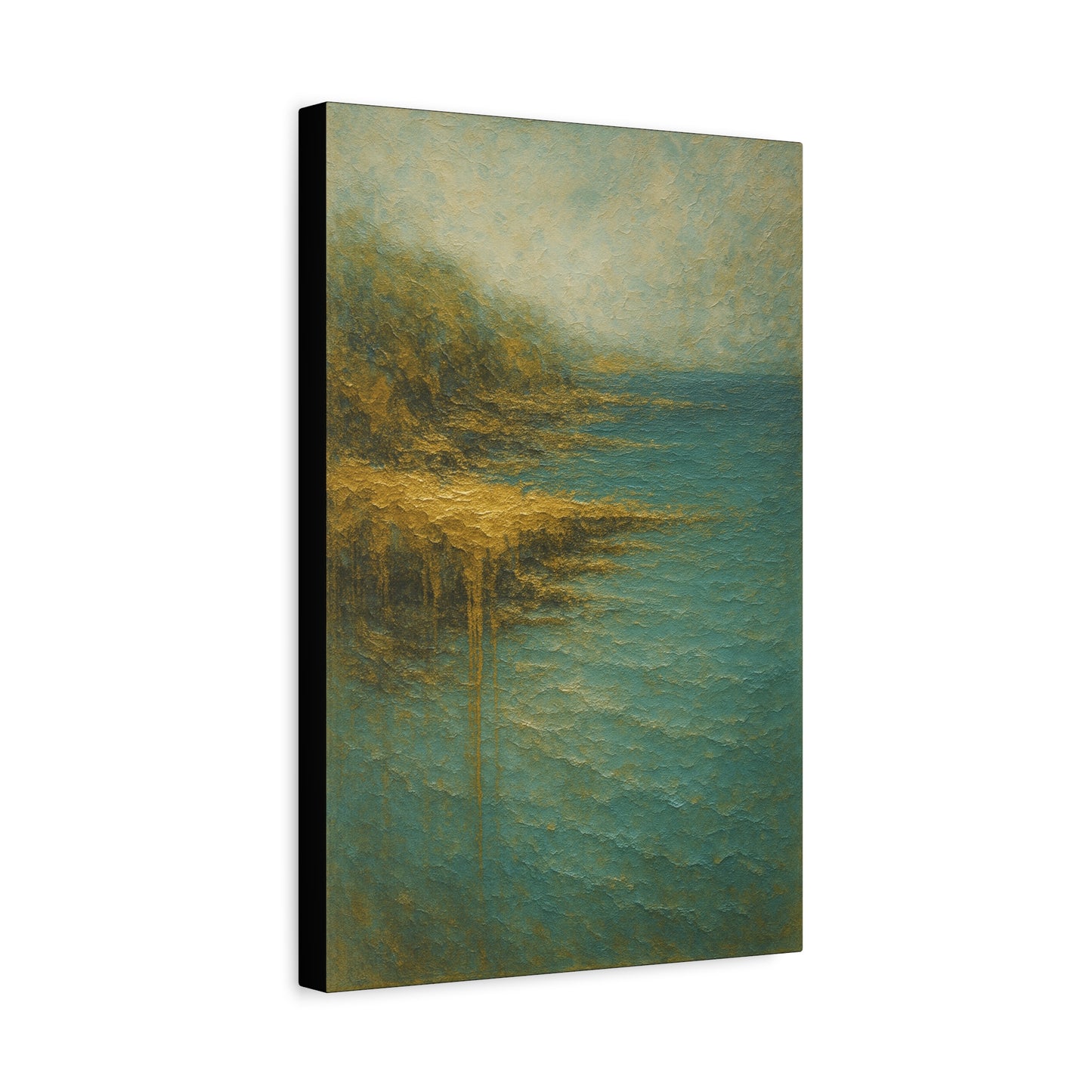 Gold Coast Cliff- Coastal Abstract Collection-Fine Art Canvas Print