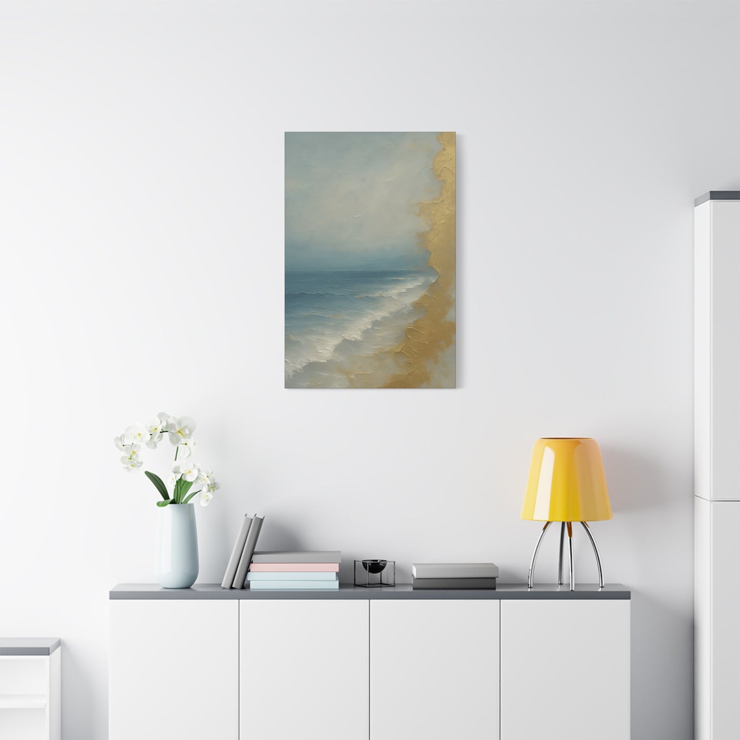 Gold Coast- Coastal Abstract Collection-Fine Art Canvas Print