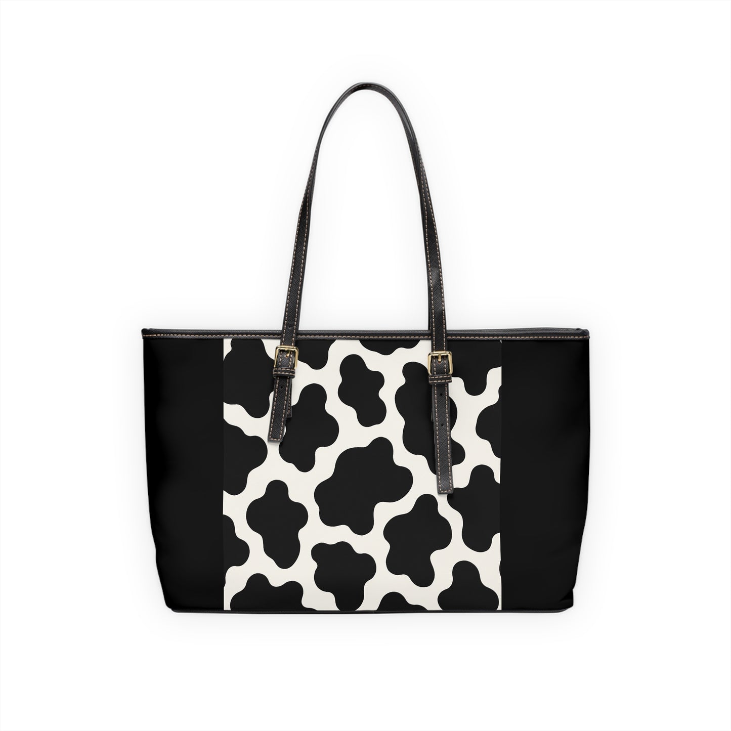 Cow Print (small)-PU Leather Shoulder Bag