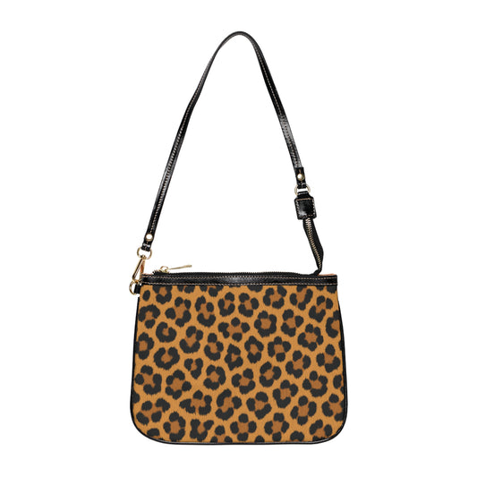 Leopard Print Small Shoulder Bag — Chic Animal Print Crossbody Purse