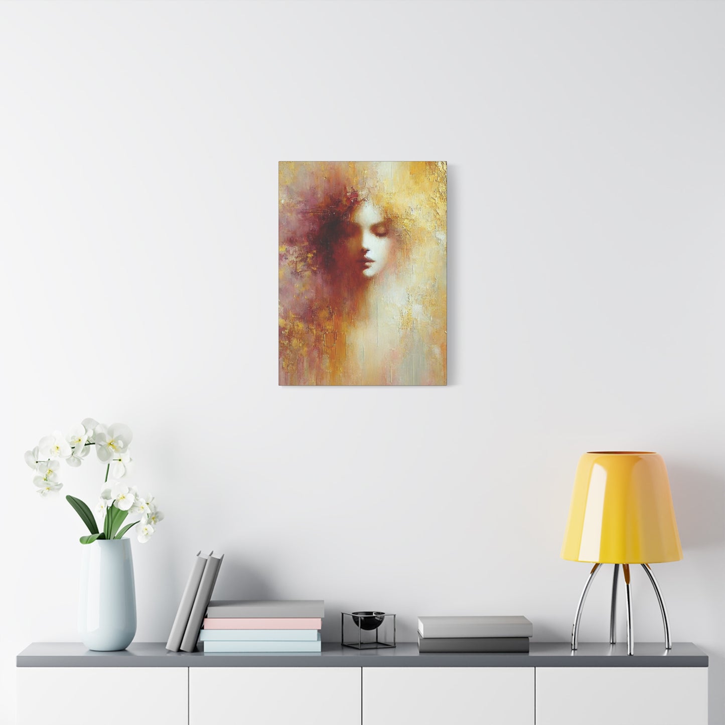 Disolve Into Light-Fine Art Canvas Print - Female Abstract Print by Katherine Bobeck - Calming and Modern Artwork