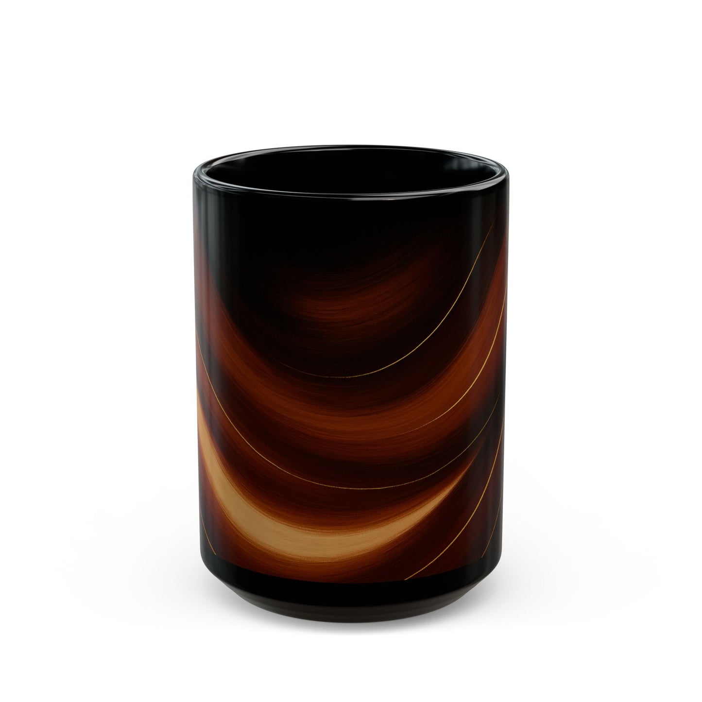 Copper Veil 2-Soulful Collection- Black Mug — 11oz & 15oz