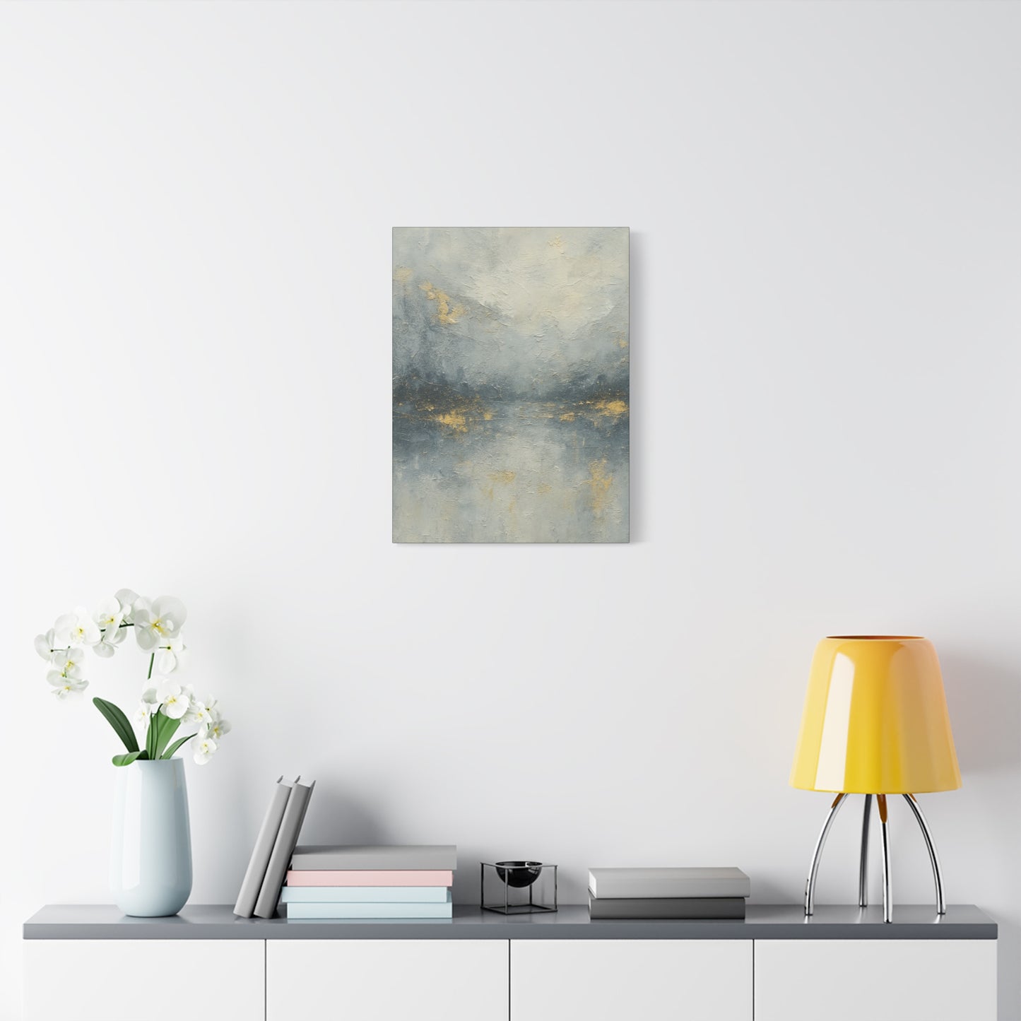 Misty Mountian Winter Fog-   Abstract landscape Collection -Fine Art Canvas Print