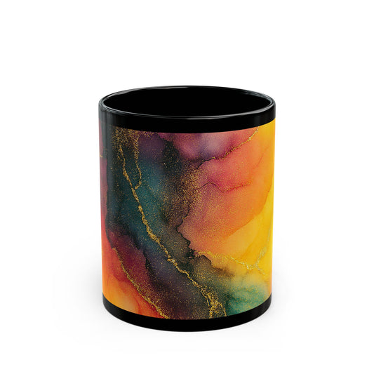Abstract Collection, Vibrant Artisan Coffee Mug | Colorful Abstract Design, Unique Gift for Art Lovers, Home Decor, Birthday, Morning Coffee