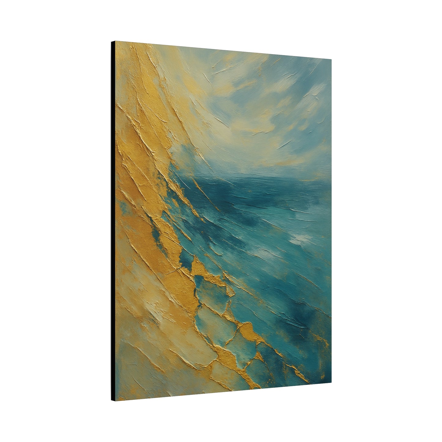 Gold Coast 2- Coastal Abstract Collection-Fine Art Canvas Print