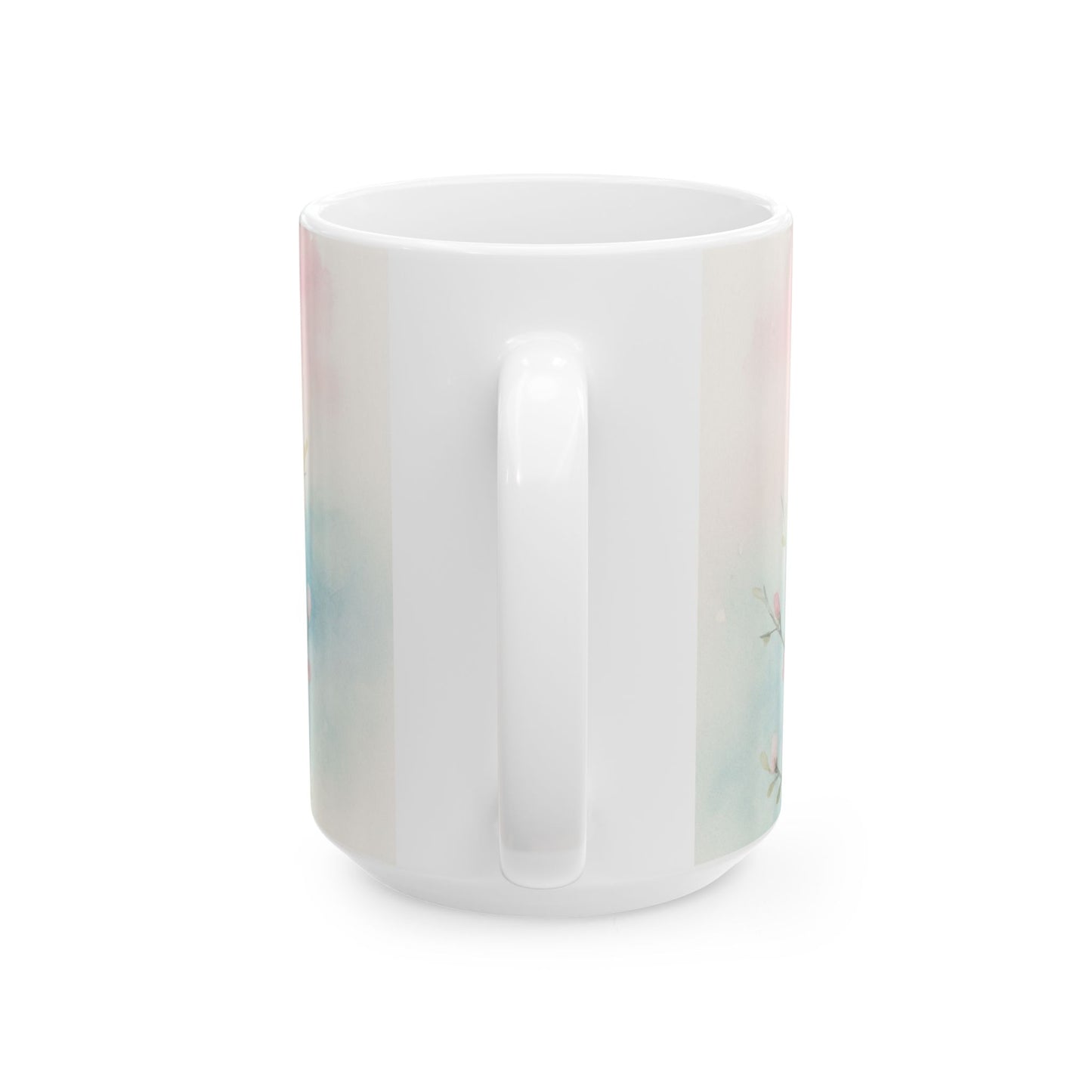 Blossom Breeze Floral Mug -Echoes of the Masters Collection- 11oz Ceramic Coffee Cup