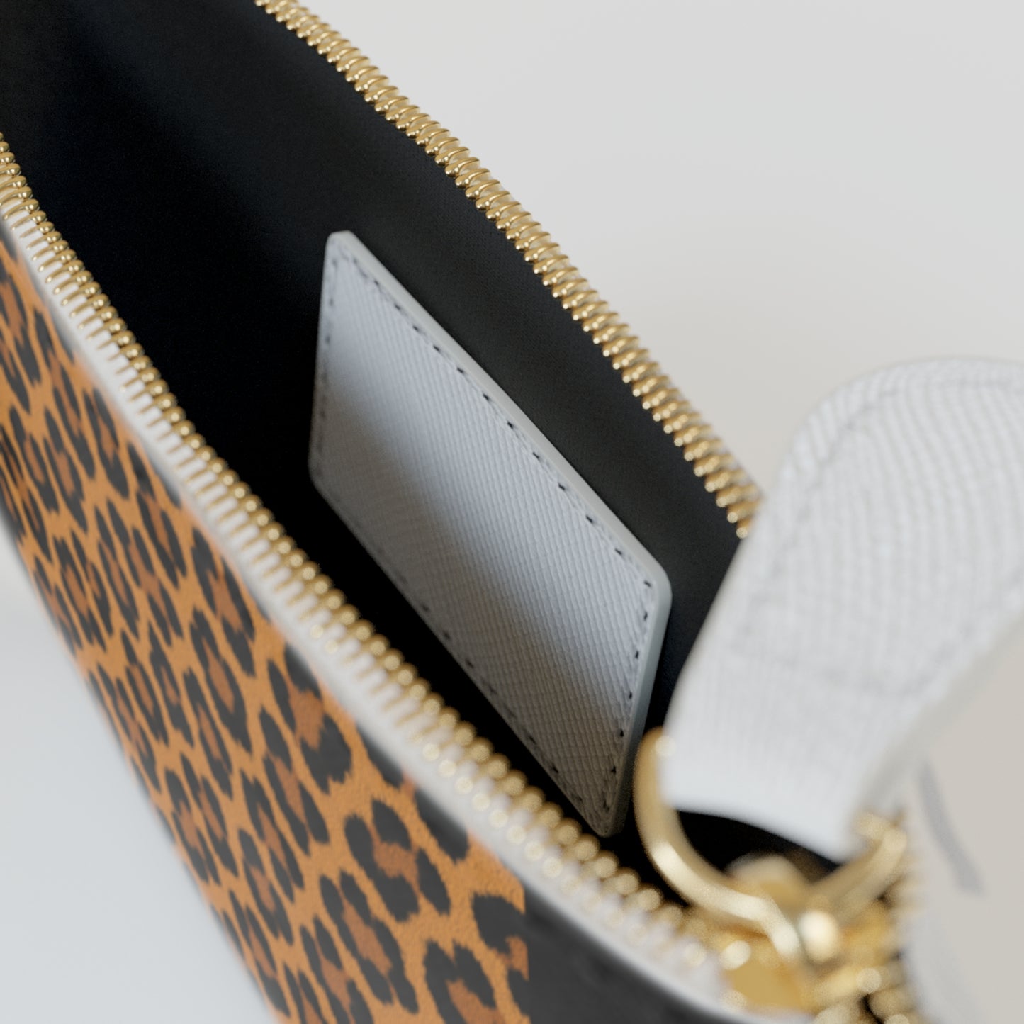 Leopard Print Mini Clutch Bag — Chic Animal Print Wristlet
