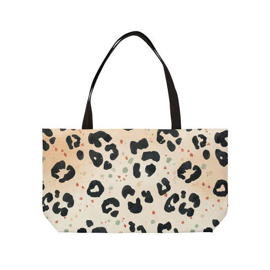 Cheetah-Large Print Weekender Tote Bag for Travel and Everyday Use