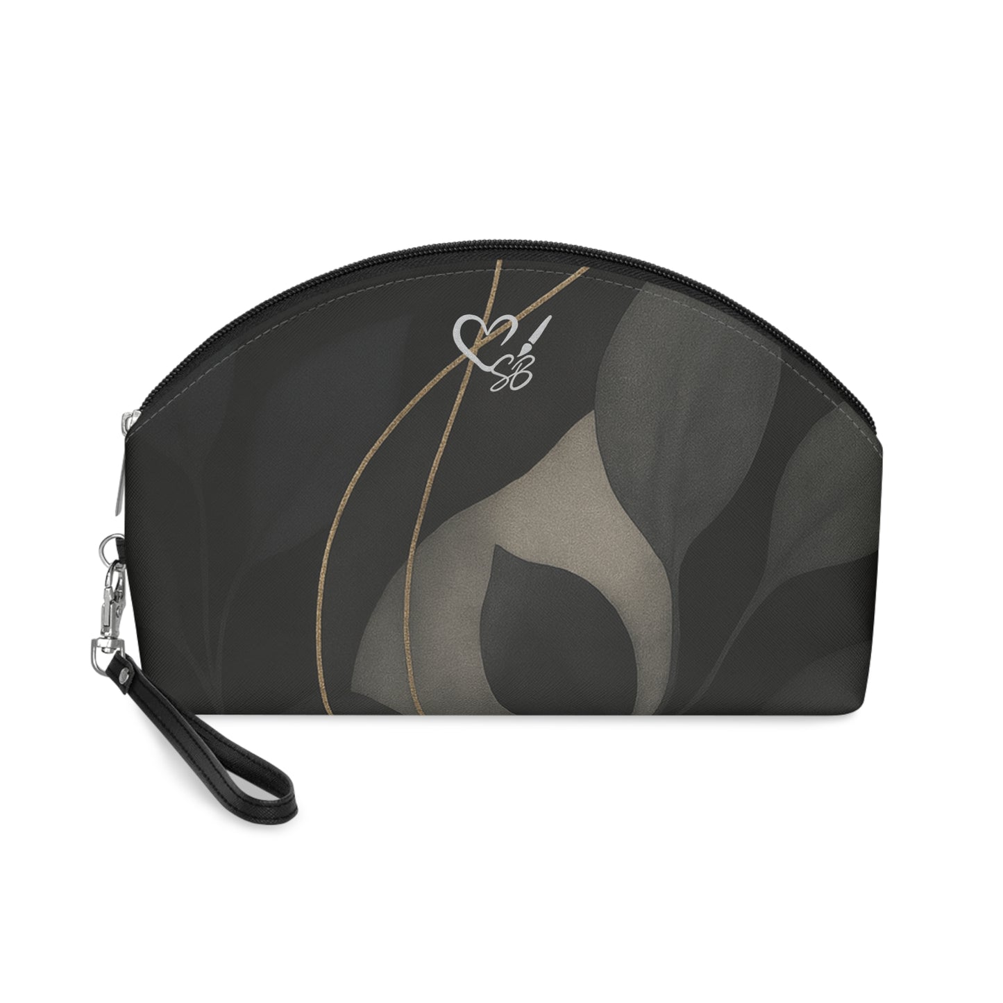 Shirley-2025 Artisan Luxe Collection-Makeup Bag — Minimal Floral Wristlet