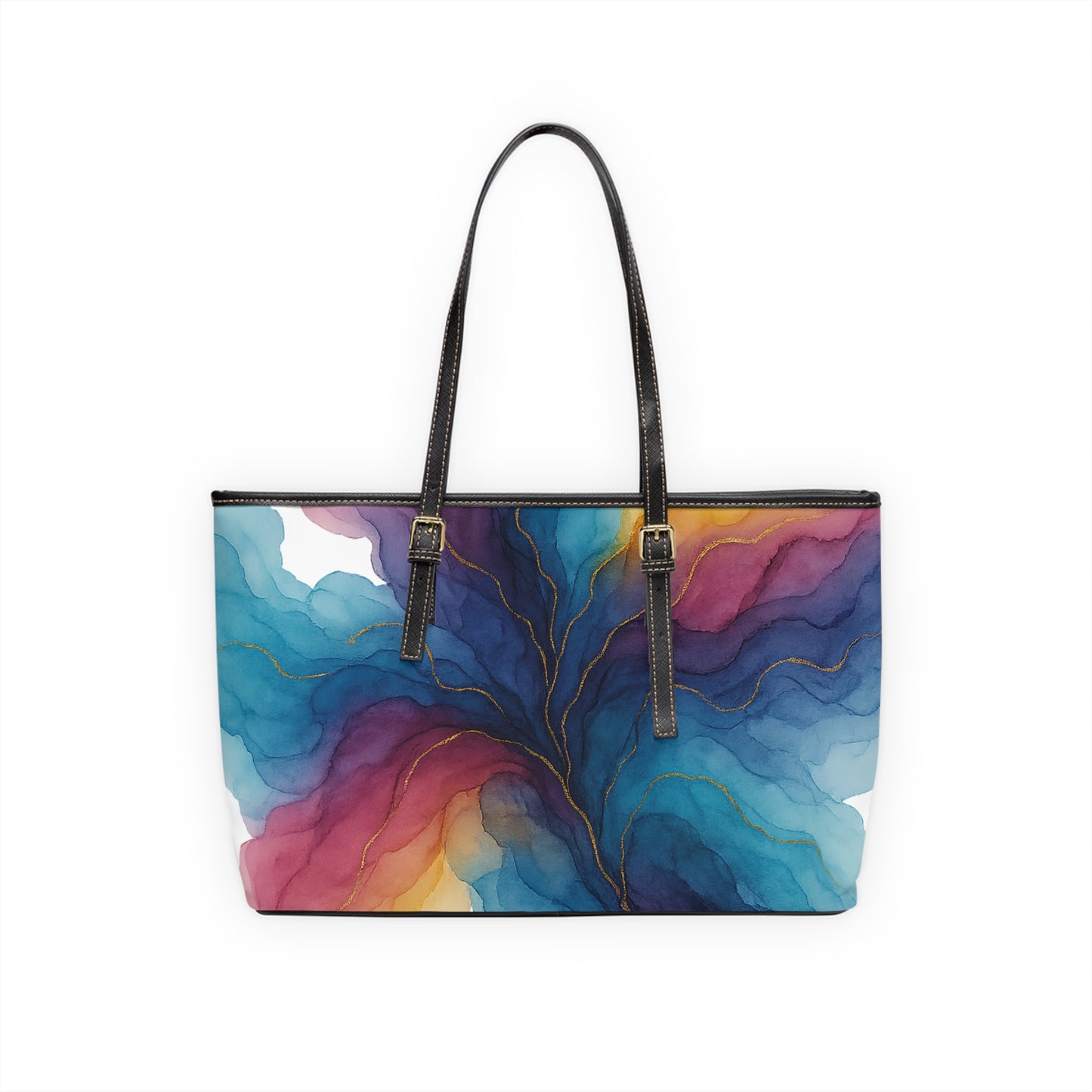 Gloria Floral 2025 Artisan Collection- PU Leather Shoulder Bag — Wearable Art