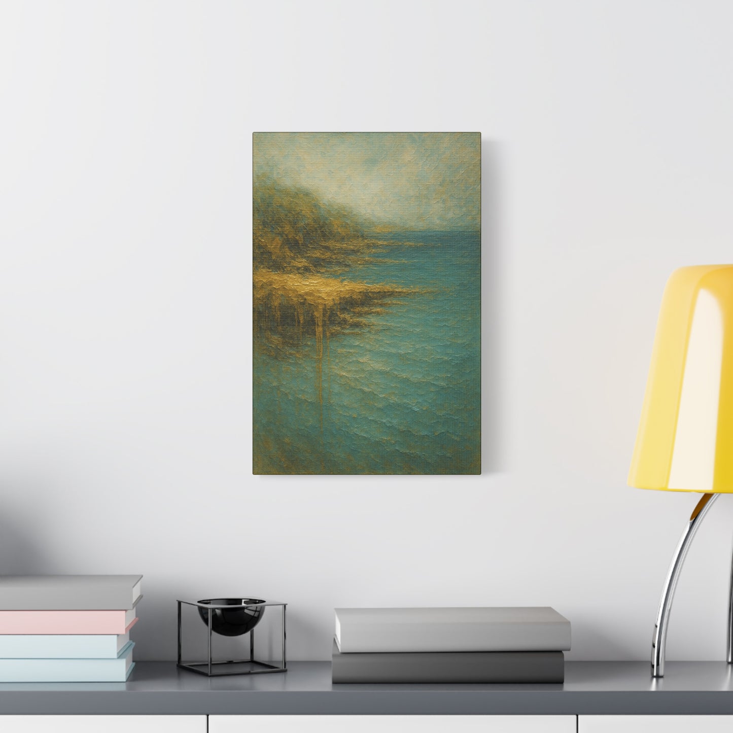 Gold Coast Cliff- Coastal Abstract Collection-Fine Art Canvas Print