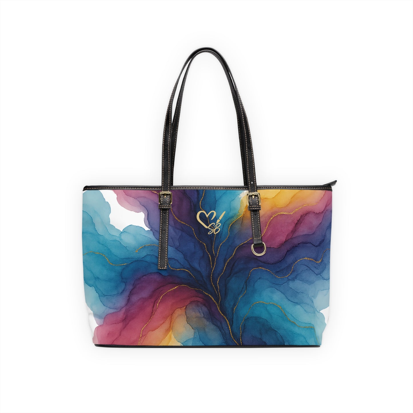 Gloria Floral 2025 Artisan Collection- PU Leather Shoulder Bag — Wearable Art