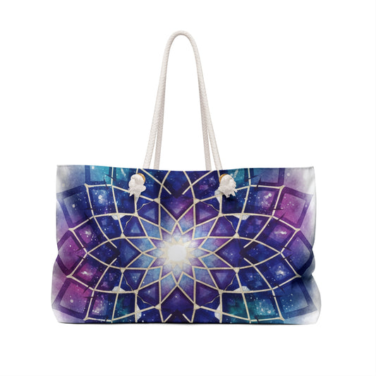 Cosmic Mandala Weekender Bag
