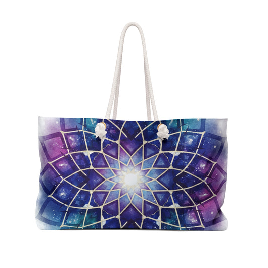 Cosmic Mandala Weekender Bag