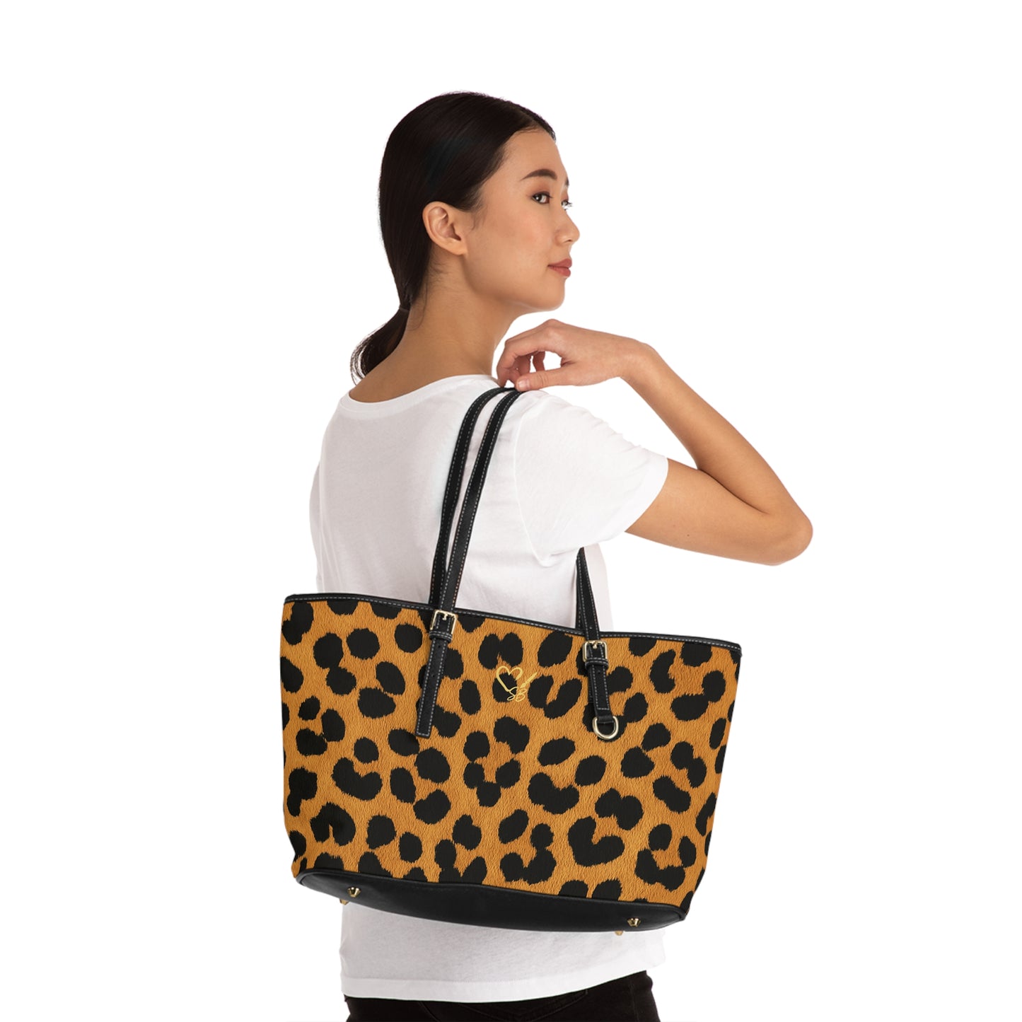 Cheetah Print PU Leather Shoulder Bag