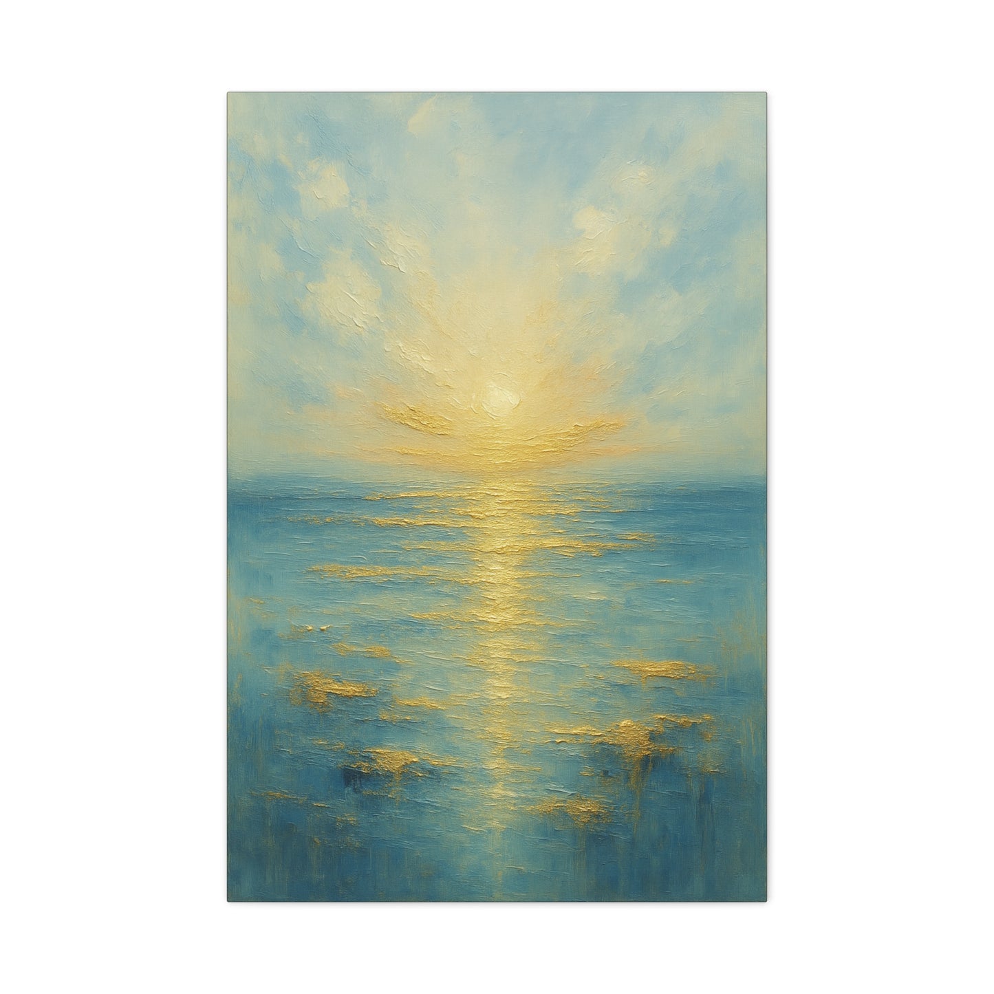 Golden Dawn- Gold Coast Abstract Collection-Fine Art Canvas Print