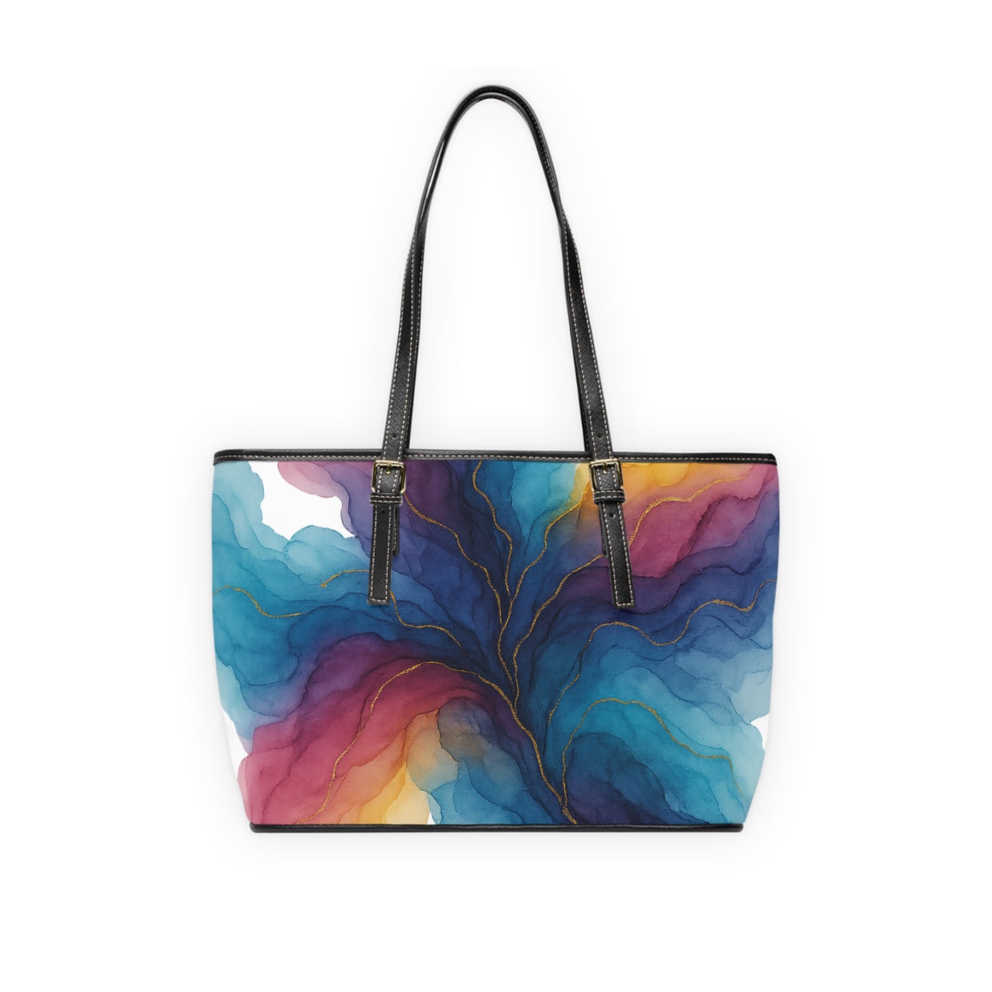 Gloria Floral 2025 Artisan Collection- PU Leather Shoulder Bag — Wearable Art
