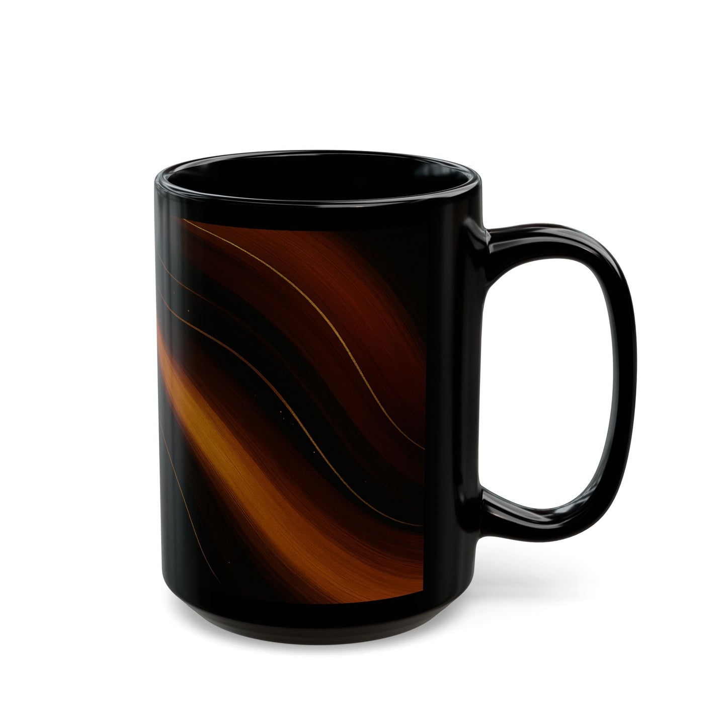 Copper Veil-Soulful Collection-Black Mug (11oz, 15oz)