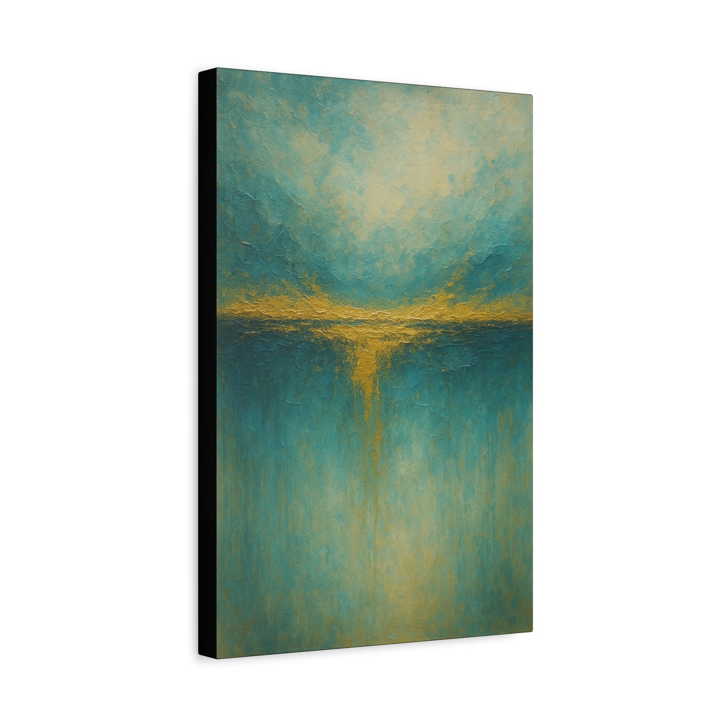 Tranquil Waters- Coastal Abstract Collection-Fine Art Canvas Print