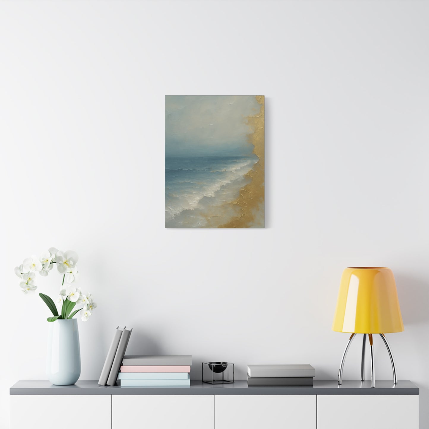 Gold Coast- Coastal Abstract Collection-Fine Art Canvas Print