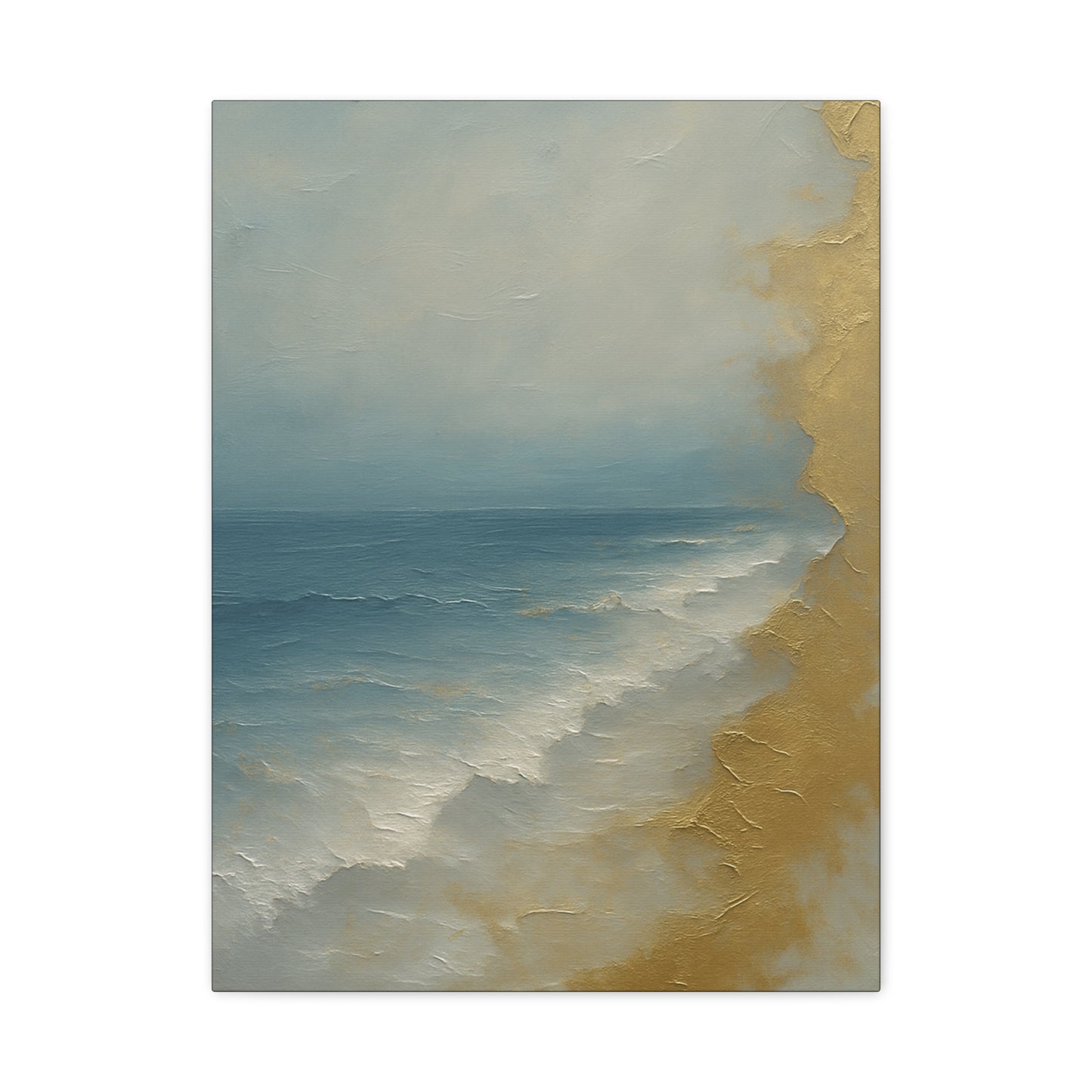 Gold Coast- Coastal Abstract Collection-Fine Art Canvas Print