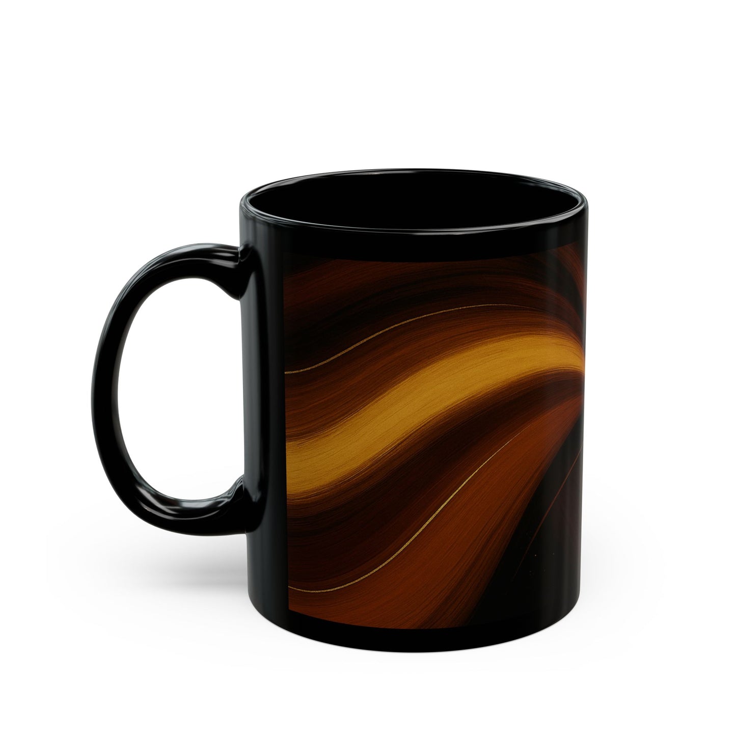 Copper Veil-Soulful Collection-Black Mug (11oz, 15oz)