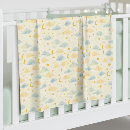 Golden Rise-Celestial Dreams Collection -Swaddle Blanket - Soft Space-Themed Infant Wrap