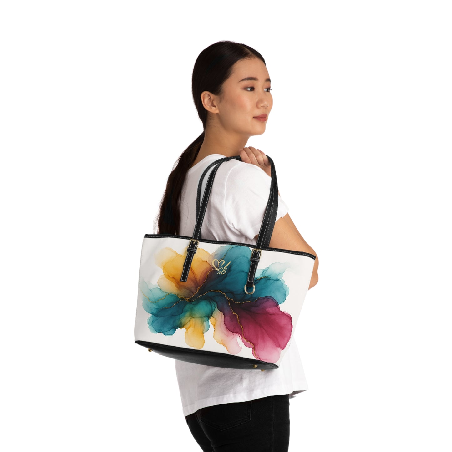 Brittany Rose-2025 Artisan Luxe Collection- PU Leather Shoulder Bag — Wearable Art