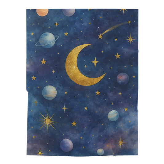 Cosmic Baby-Celestial Dreams Collection -Swaddle Blanket - Soft Space-Themed Infant Wrap